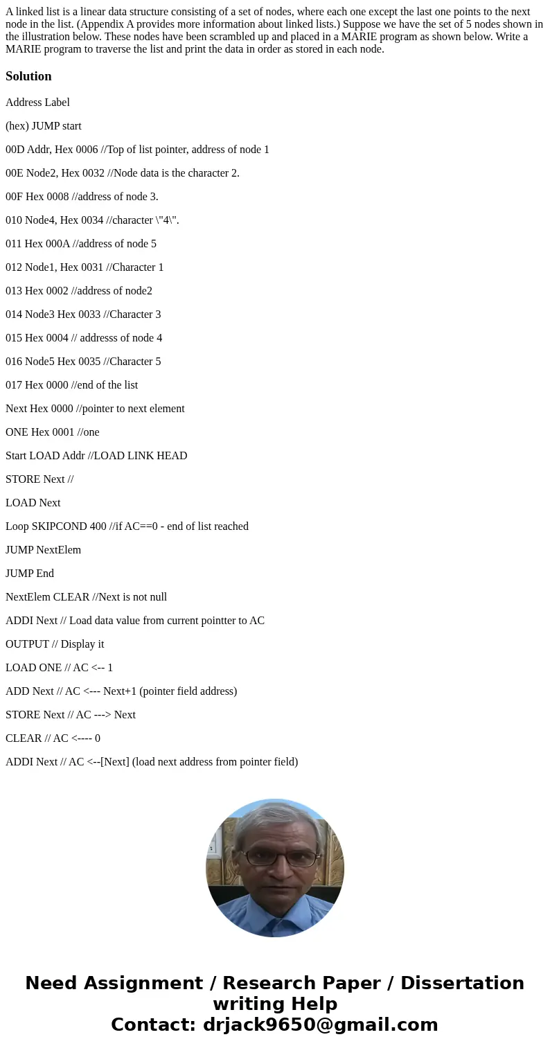 A linked list is a linear data structure consisting of a set of nodes, where each one except the last one points to the next node in the list. (Appendix A prov  A linked list is a linear data structure consisting of a set of nodes, where each one except the last one points to the next node in the list. (Appendix A prov