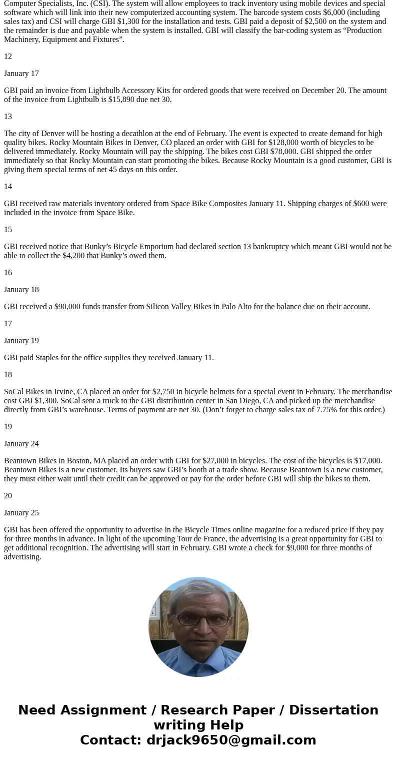 Account Balances as of December 31st Debit Balance Credit Balance 100000 Bank Account $300,318 110100 Accounts Receivable (Direct Posting Account) 94,670 110150
