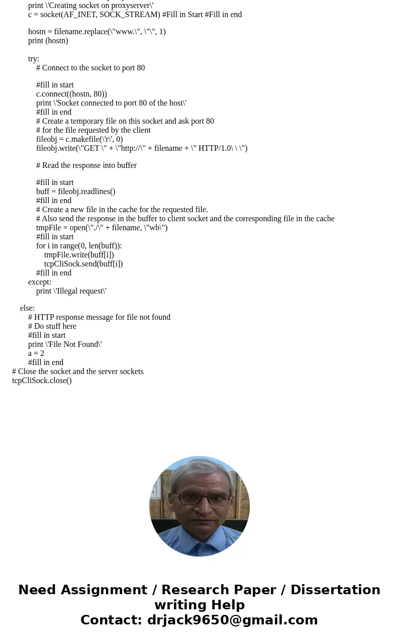 Code Below you will find the skeleton code for the client. You are to complete the skeleton code. The places where you need to fill in code are marked with aFi  Code Below you will find the skeleton code for the client. You are to complete the skeleton code. The places where you need to fill in code are marked with aFi