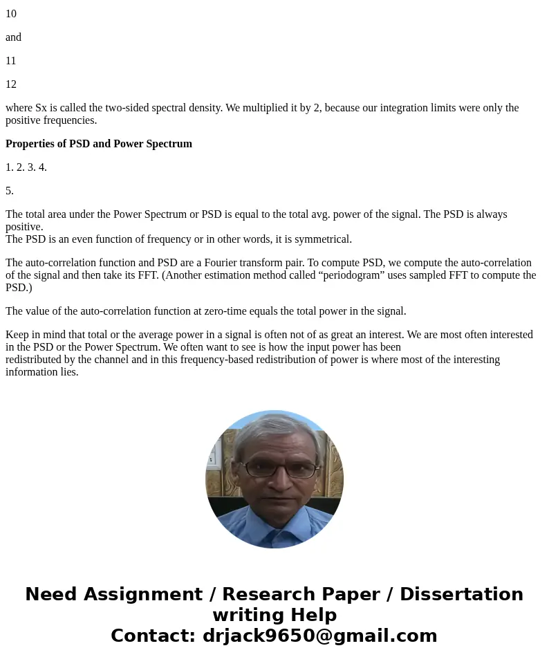 Consider an ideal low-pass filtered white noise process, y(t), whose power spectral density (PSD) is denoted by S_y(f) and depicted in Fig. 1. Note that S_y(f)