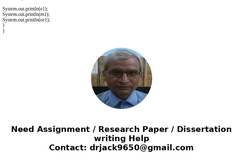 Consider the following problem description and write java code A company need to store its employees information. Each employee has an id, name, date of birth,  Consider the following problem description and write java code A company need to store its employees information. Each employee has an id, name, date of birth,