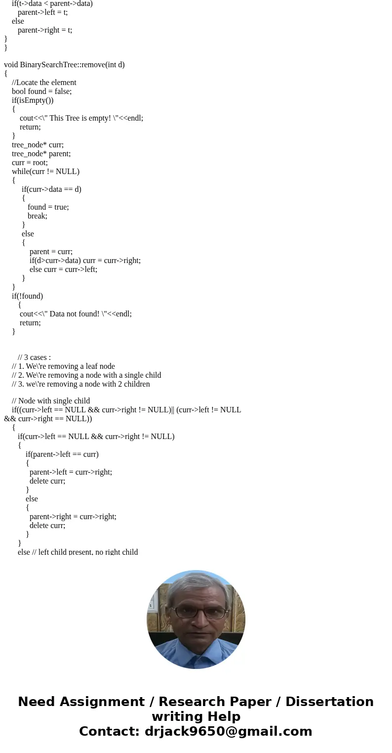 create a binary search tree from an empty one by adding the key value alphabetically in c++Solution//Binary Search Tree Program #include <iostream> #inclu create a binary search tree from an empty one by adding the key value alphabetically in c++Solution//Binary Search Tree Program #include <iostream> #inclu