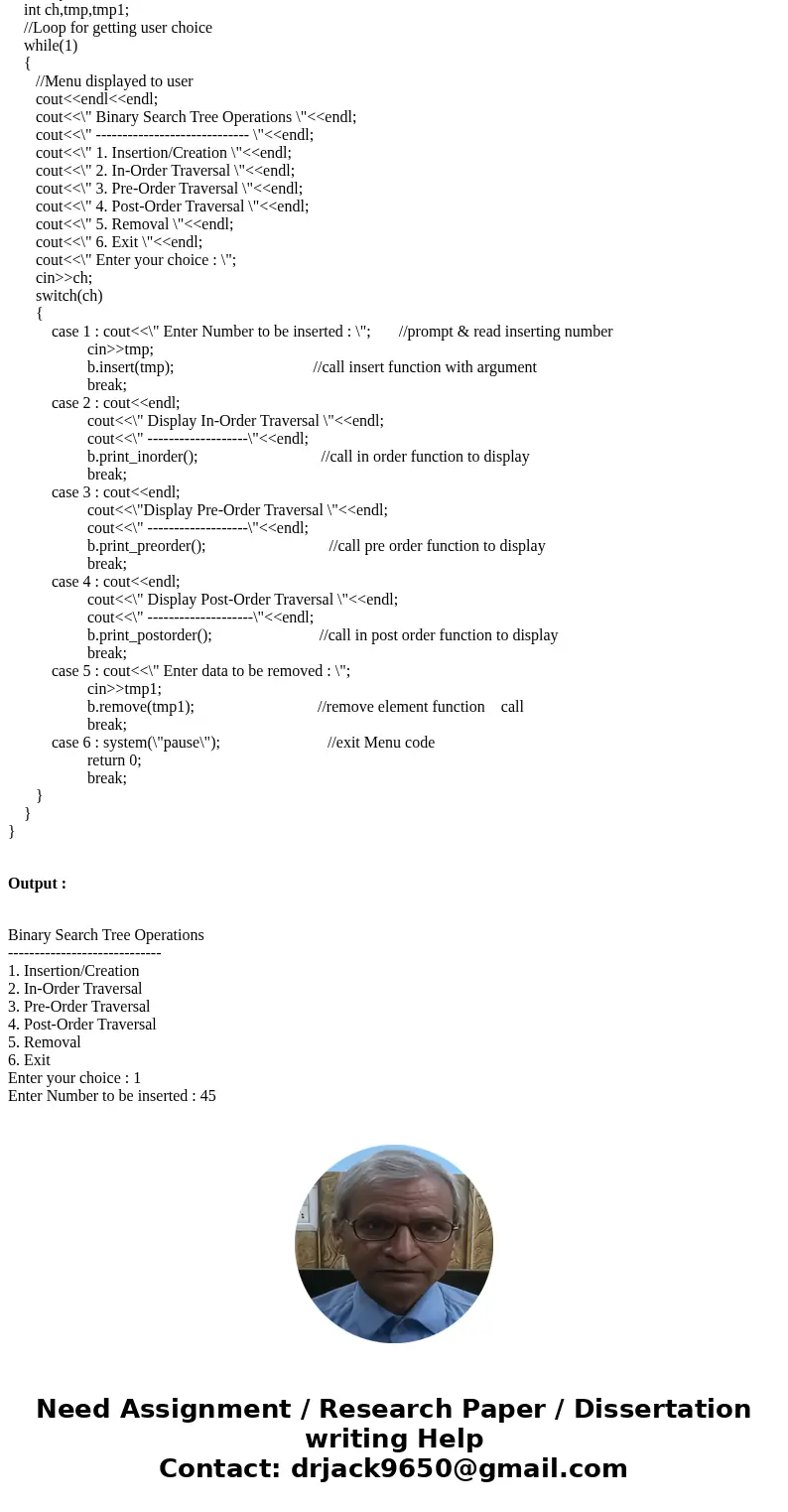 create a binary search tree from an empty one by adding the key value alphabetically in c++Solution//Binary Search Tree Program #include <iostream> #inclu create a binary search tree from an empty one by adding the key value alphabetically in c++Solution//Binary Search Tree Program #include <iostream> #inclu