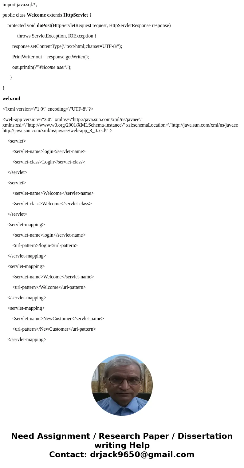 Create a Java Web Project called TOBA and in it create the following HTML pages for our application. index.html : This will be the homepage of the application. 