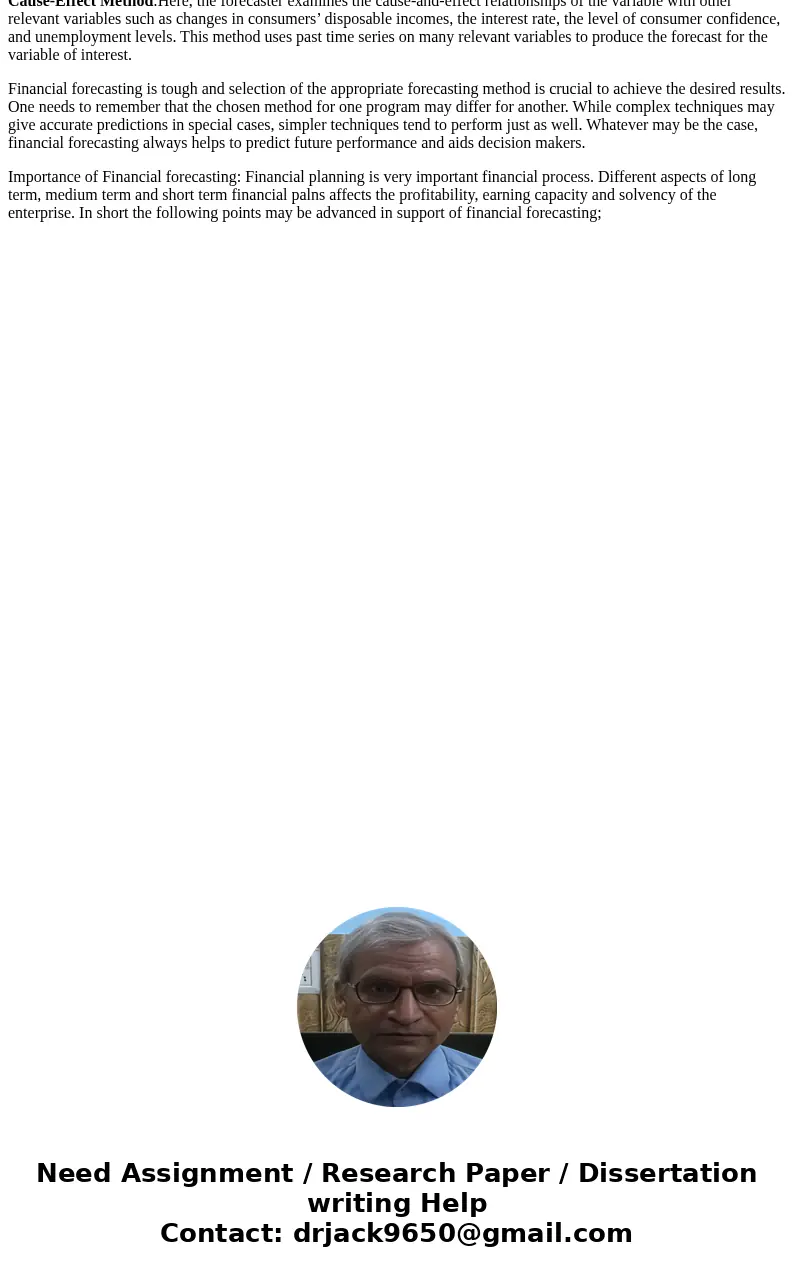 Describe in 3-5 pages the methodology and importance of financial forecasting of revenues expenses.SolutionAnswer) Financial forecasting means deciding in advan Describe in 3-5 pages the methodology and importance of financial forecasting of revenues expenses.SolutionAnswer) Financial forecasting means deciding in advan