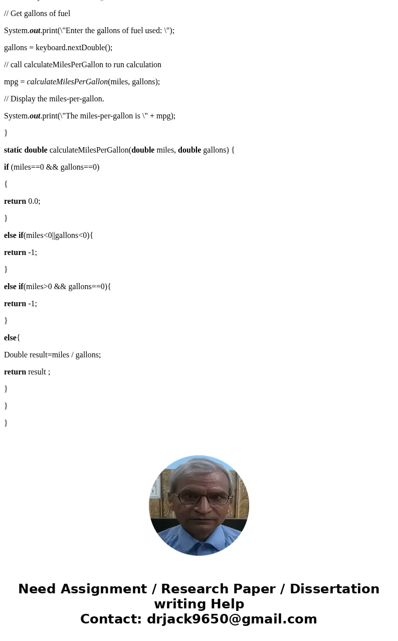 Directions: In this assignment, you will create: a single .java file that contains your main() methd and your calculateMPG method as described below A JUnit tes Directions: In this assignment, you will create: a single .java file that contains your main() methd and your calculateMPG method as described below A JUnit tes