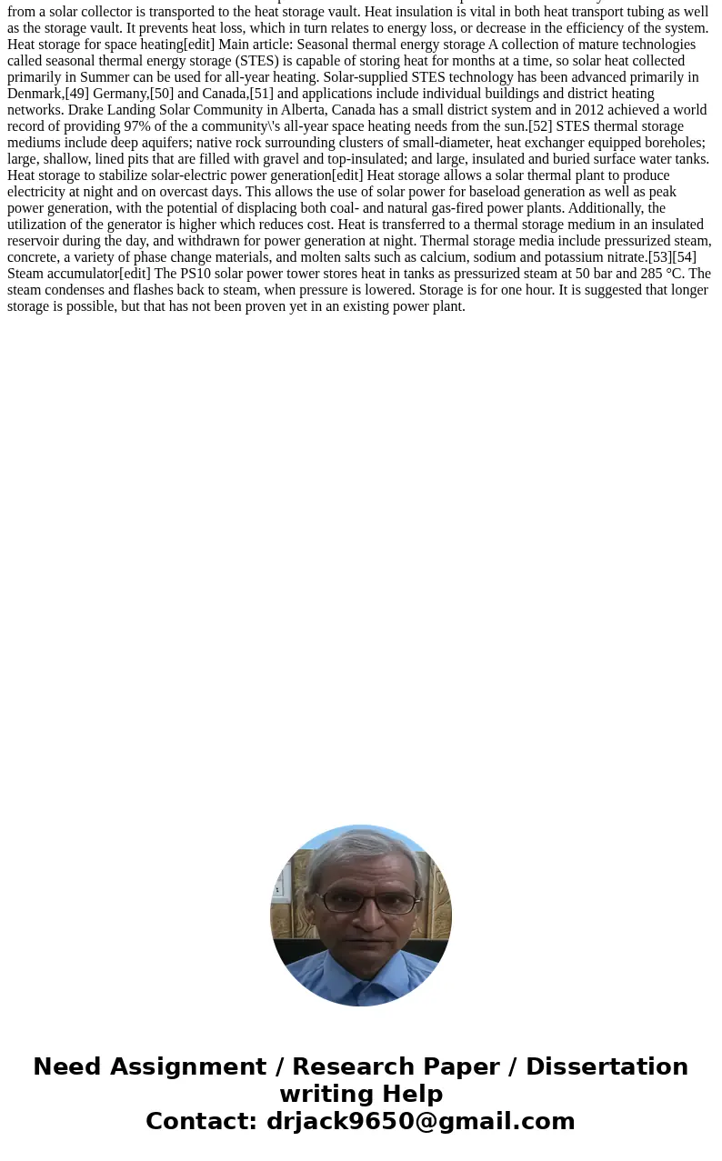 Equations, graphs, and tables as well as calculations for solar-thermal energy. Including examples: Types, working principles, and efficiencySolutionSolar therm