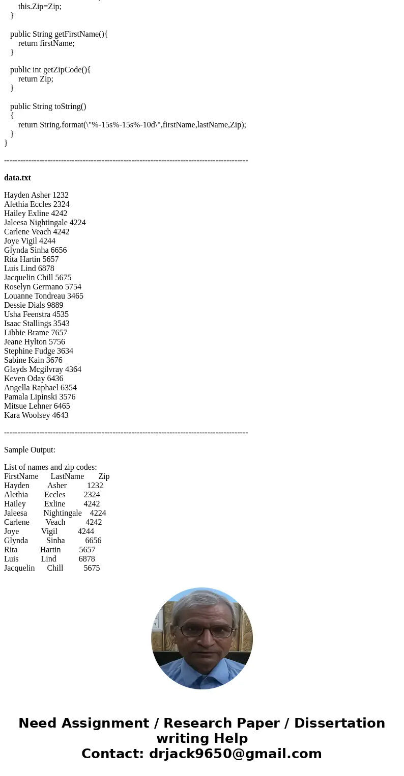 How do i use an array list instead of an array for this program /** * The java program PP88 that reads a file data.txt * that contains first ,last and zip codes How do i use an array list instead of an array for this program /** * The java program PP88 that reads a file data.txt * that contains first ,last and zip codes