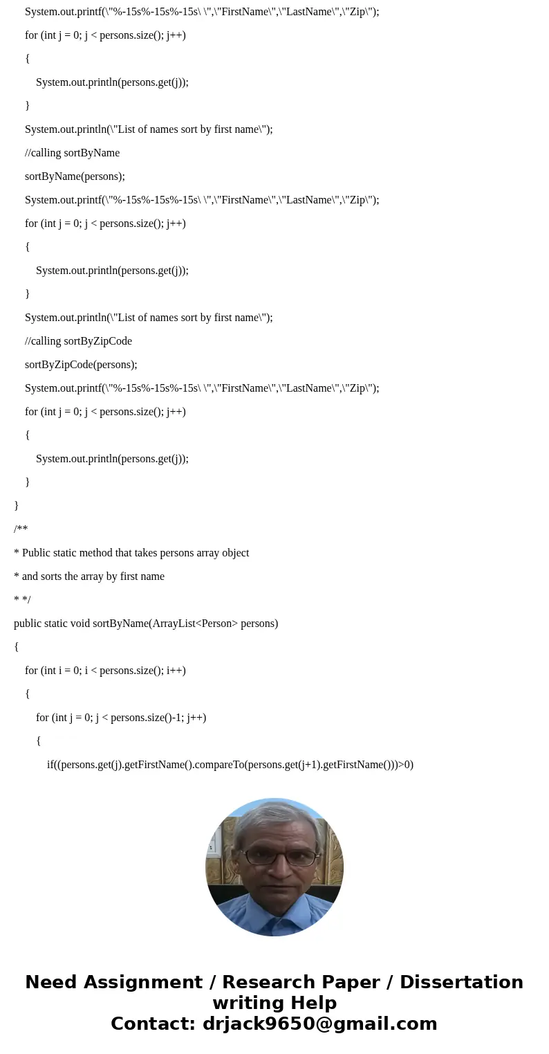 How do i use an array list instead of an array for this program /** * The java program PP88 that reads a file data.txt * that contains first ,last and zip codes How do i use an array list instead of an array for this program /** * The java program PP88 that reads a file data.txt * that contains first ,last and zip codes