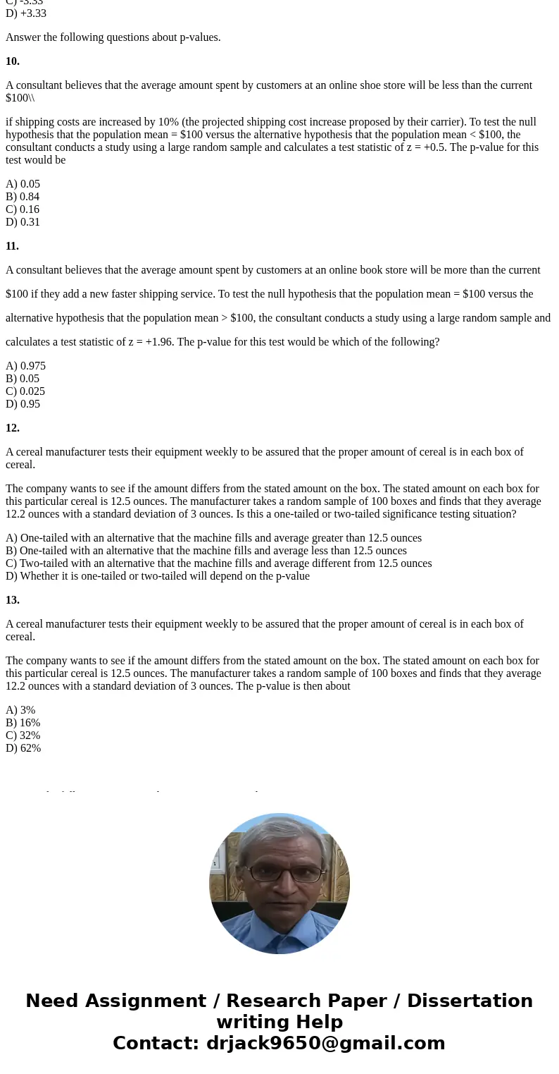 In each of the next five problems, provide the null and/or alternative hypotheses 1. A polling group surveyed a city in Scotland regarding residents’ opinions o