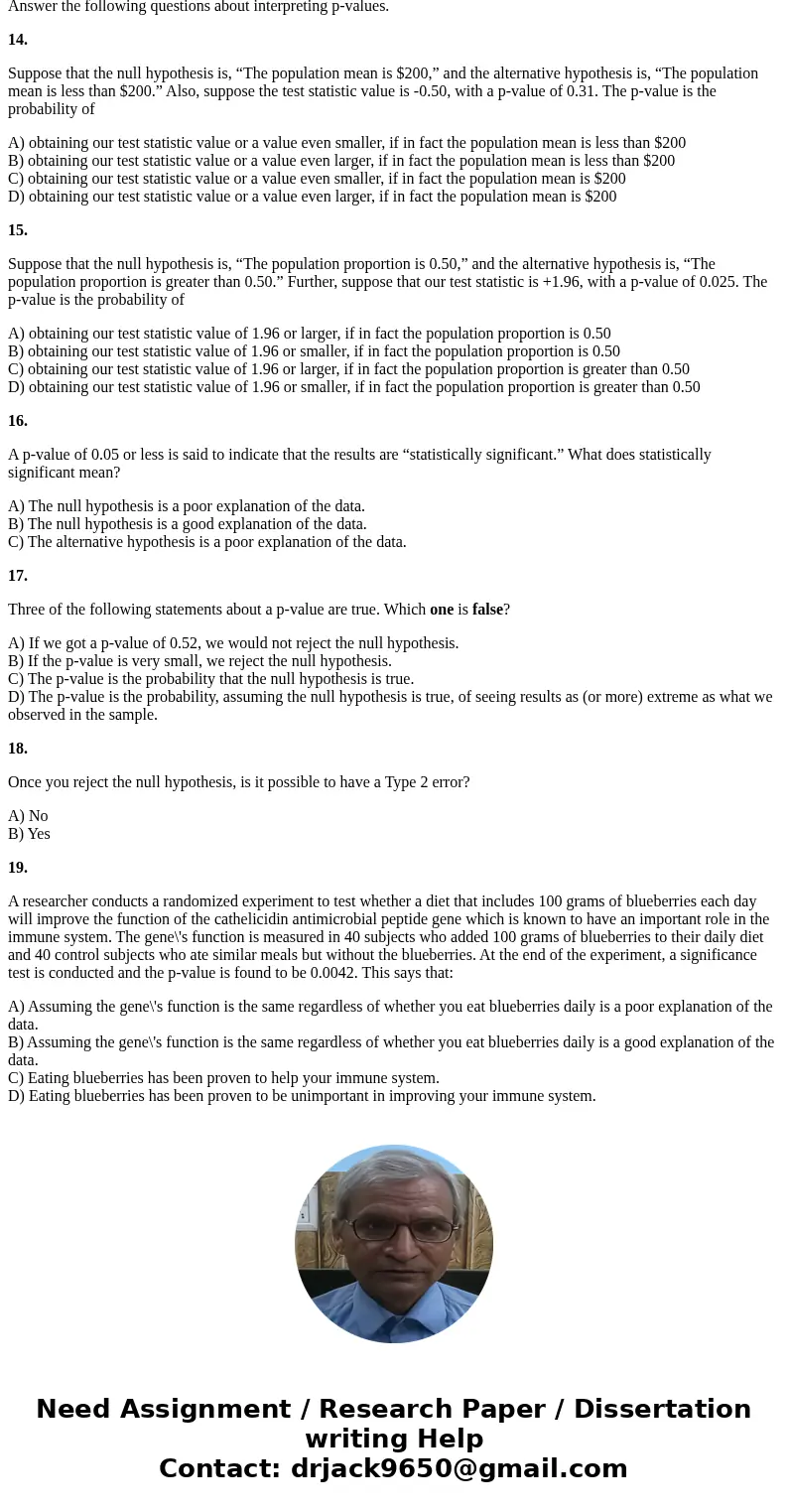 In each of the next five problems, provide the null and/or alternative hypotheses 1. A polling group surveyed a city in Scotland regarding residents’ opinions o