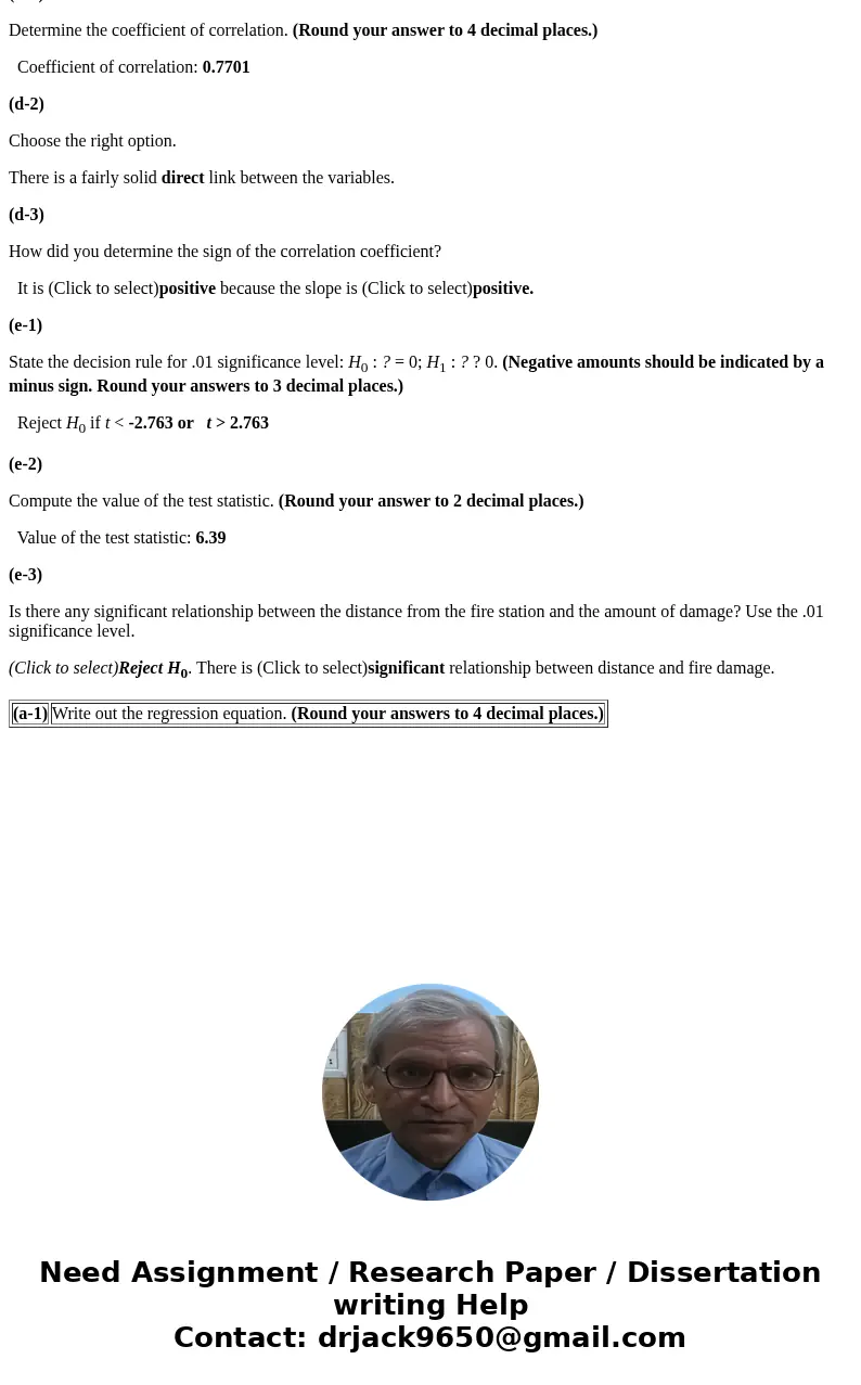 Is there a direct or indirect relationship between the distance from the fire station and the amount of fire damage? How much damage would you estimate (in doll Is there a direct or indirect relationship between the distance from the fire station and the amount of fire damage? How much damage would you estimate (in doll
