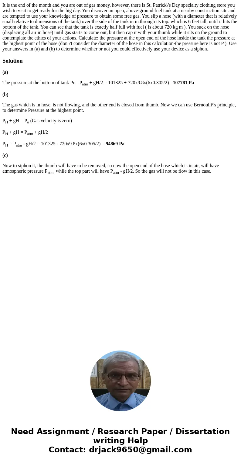  It is the end of the month and you are out of gas money, however, there is St. Patrick\'s Day specialty clothing store you wish to visit to get ready for the b