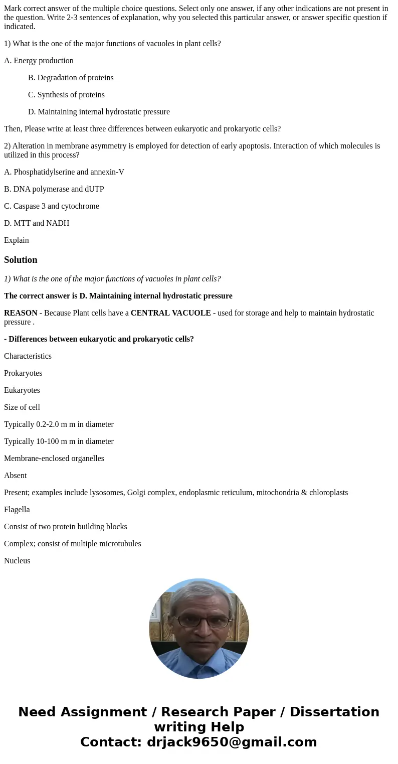 Mark correct answer of the multiple choice questions. Select only one answer, if any other indications are not present in the question. Write 2-3 sentences of e