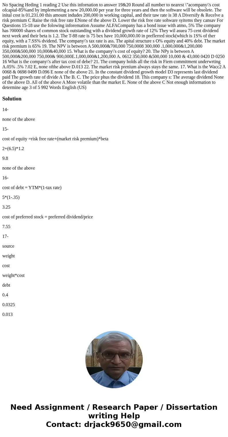 No Spacing Heding 1 reading 2 Use this infornation to answer 19&20 Round all number to nearest \  No Spacing Heding 1 reading 2 Use this infornation to answer 19&20 Round all number to nearest \