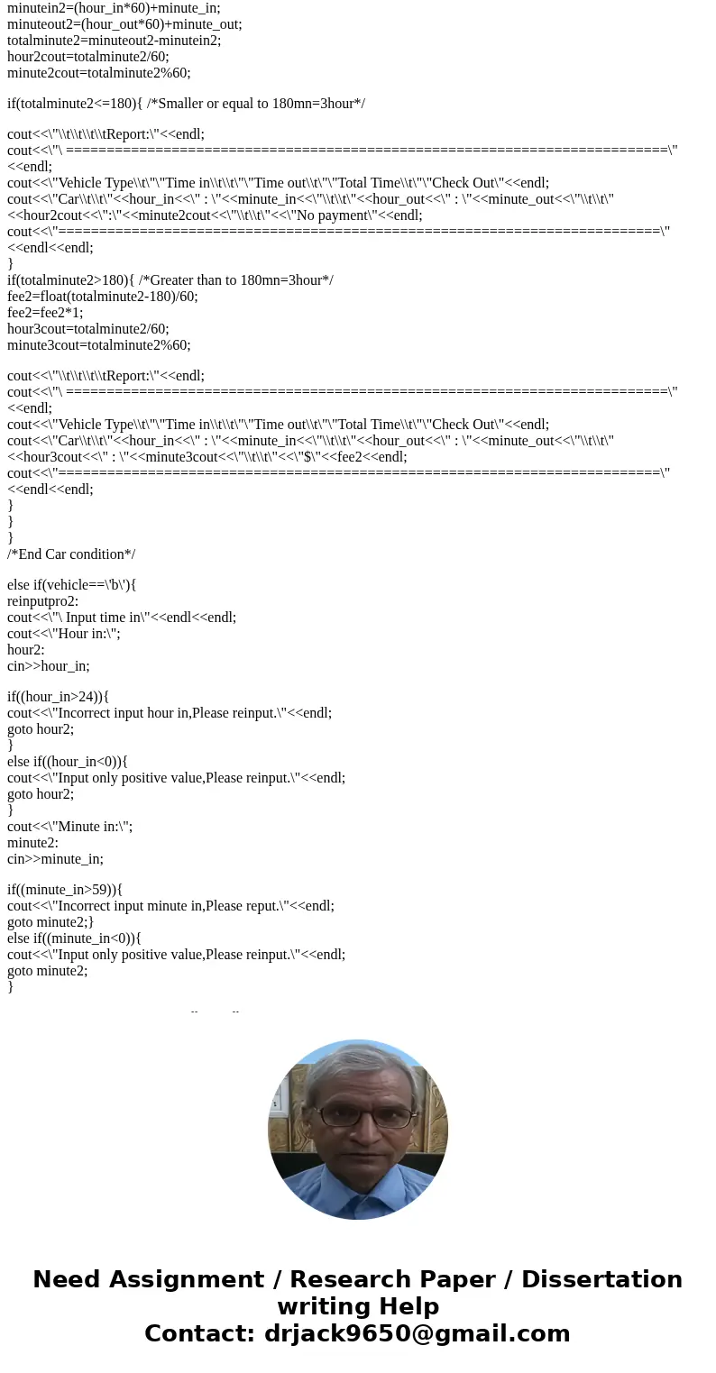 Project: Write a C++ program to manage a parking lot. Build Specifications 1. The parking lot has multiple levels. Each level has multiple rows of spots. 2. The Project: Write a C++ program to manage a parking lot. Build Specifications 1. The parking lot has multiple levels. Each level has multiple rows of spots. 2. The