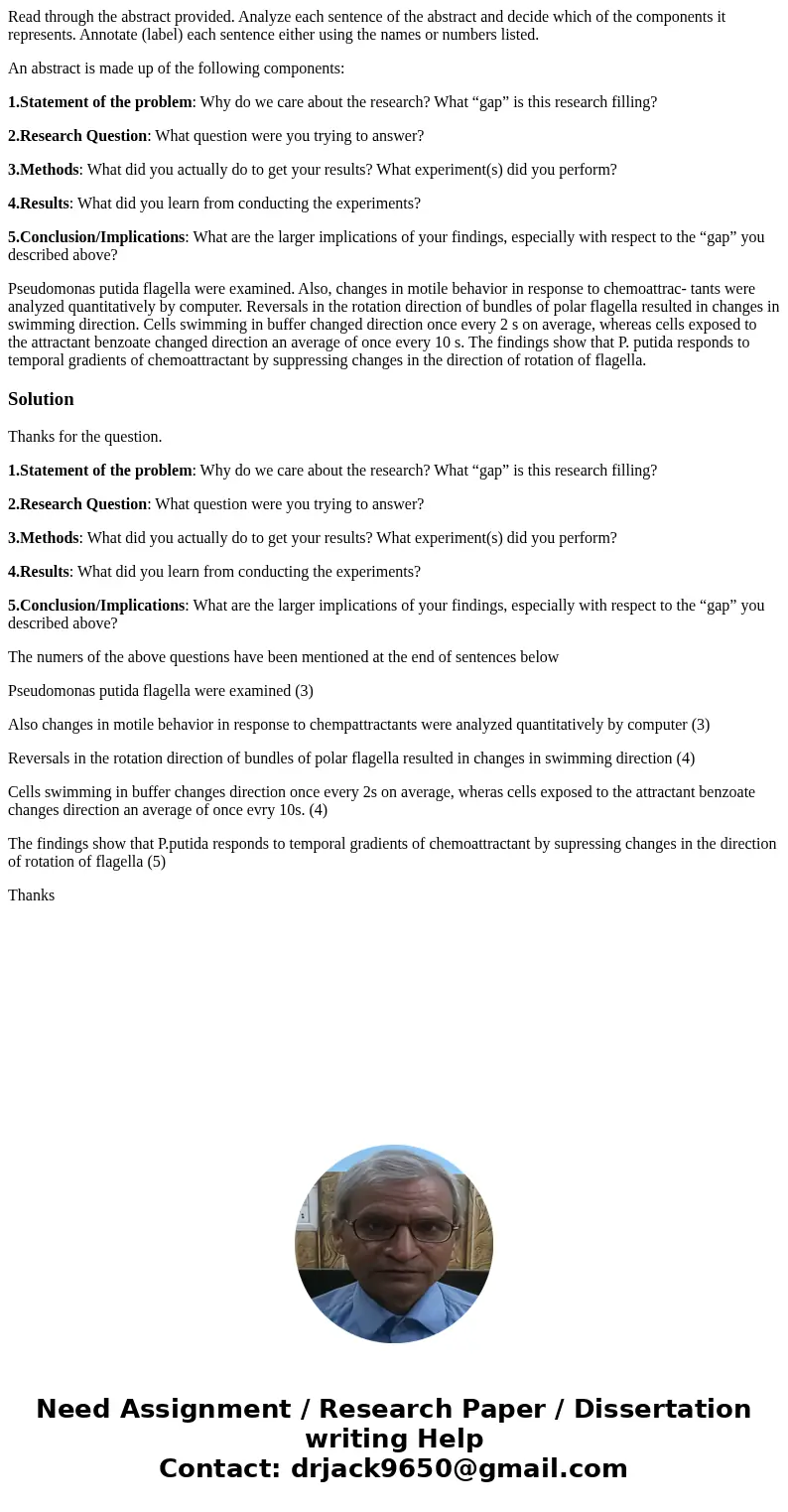 Read through the abstract provided. Analyze each sentence of the abstract and decide which of the components it represents. Annotate (label) each sentence eithe Read through the abstract provided. Analyze each sentence of the abstract and decide which of the components it represents. Annotate (label) each sentence eithe