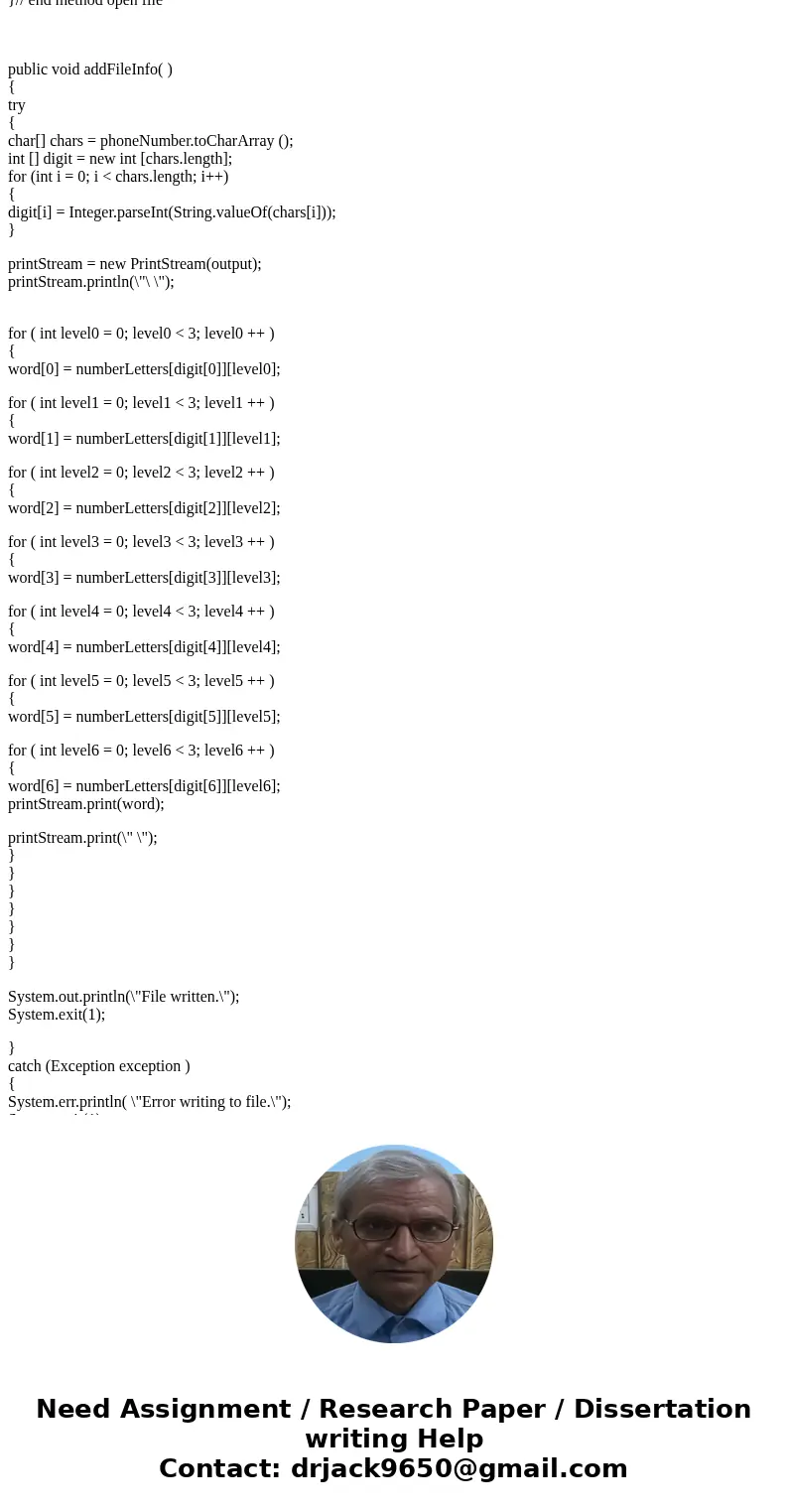 Standard telephone keypads containe the digits zero through nine. The numbers two through nine each have three letters associated with them. Many people find it
