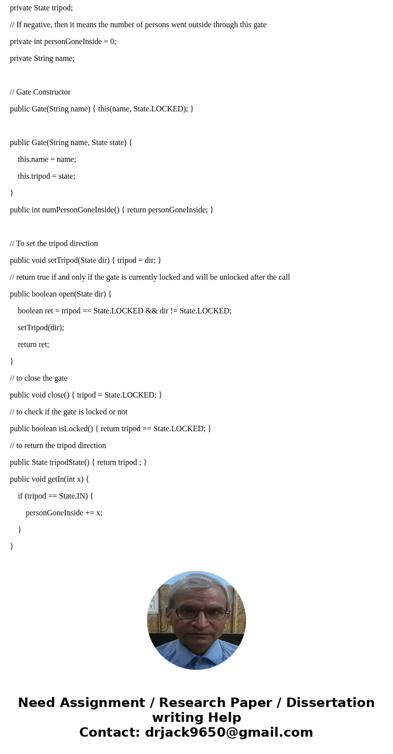 Templates Hwk5.java package hwk5; import java.util.Random; public class Hwk5 { public static void main(String[] args) { int numOfGates = 5; Gym gym = new Gym(nu