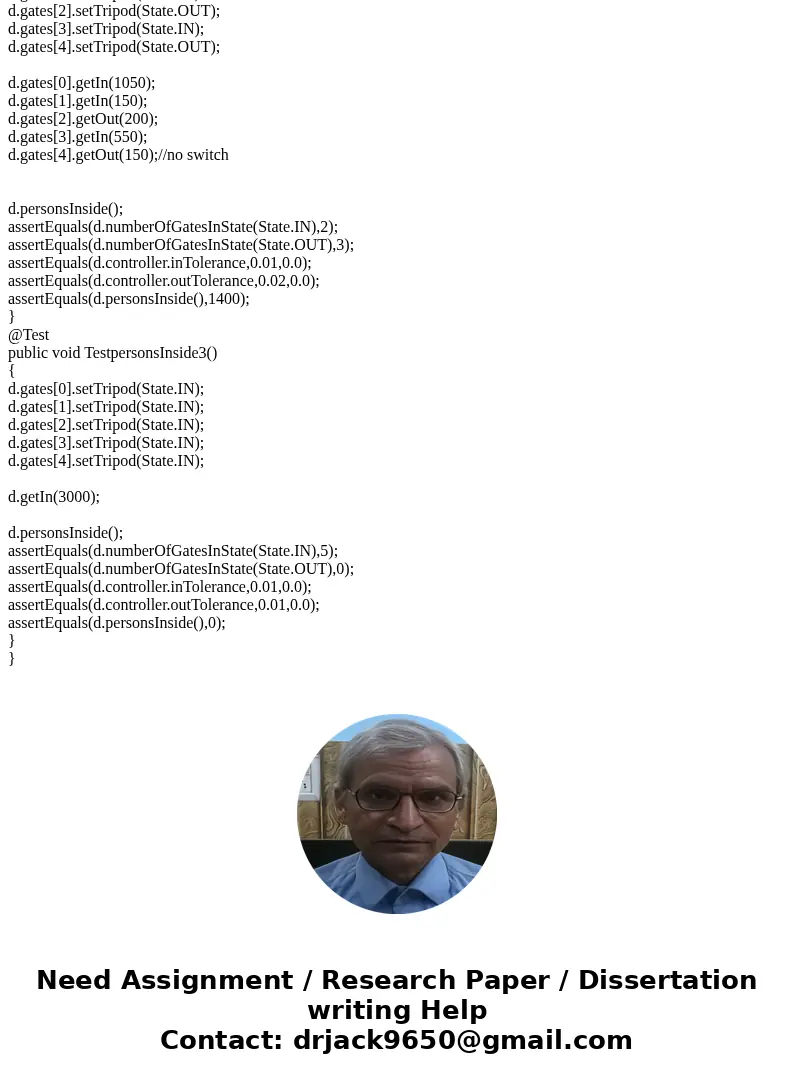 Templates Hwk5.java package hwk5; import java.util.Random; public class Hwk5 { public static void main(String[] args) { int numOfGates = 5; Gym gym = new Gym(nu
