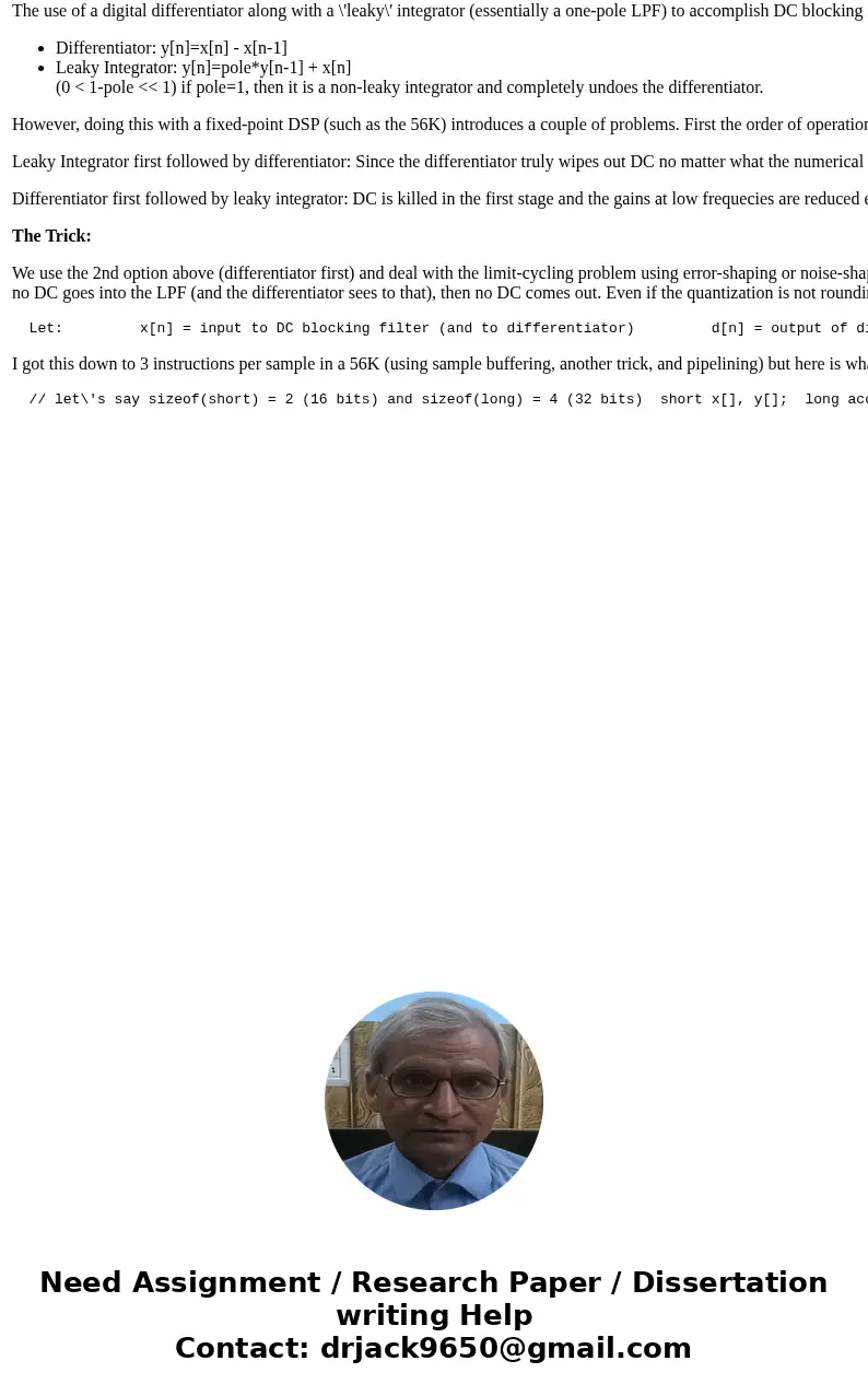  The above diagram depicts a noise-shaping quantizer that is used in differential quantizing of speech signals. The system labeled Q in the diagram is a (B + 1)