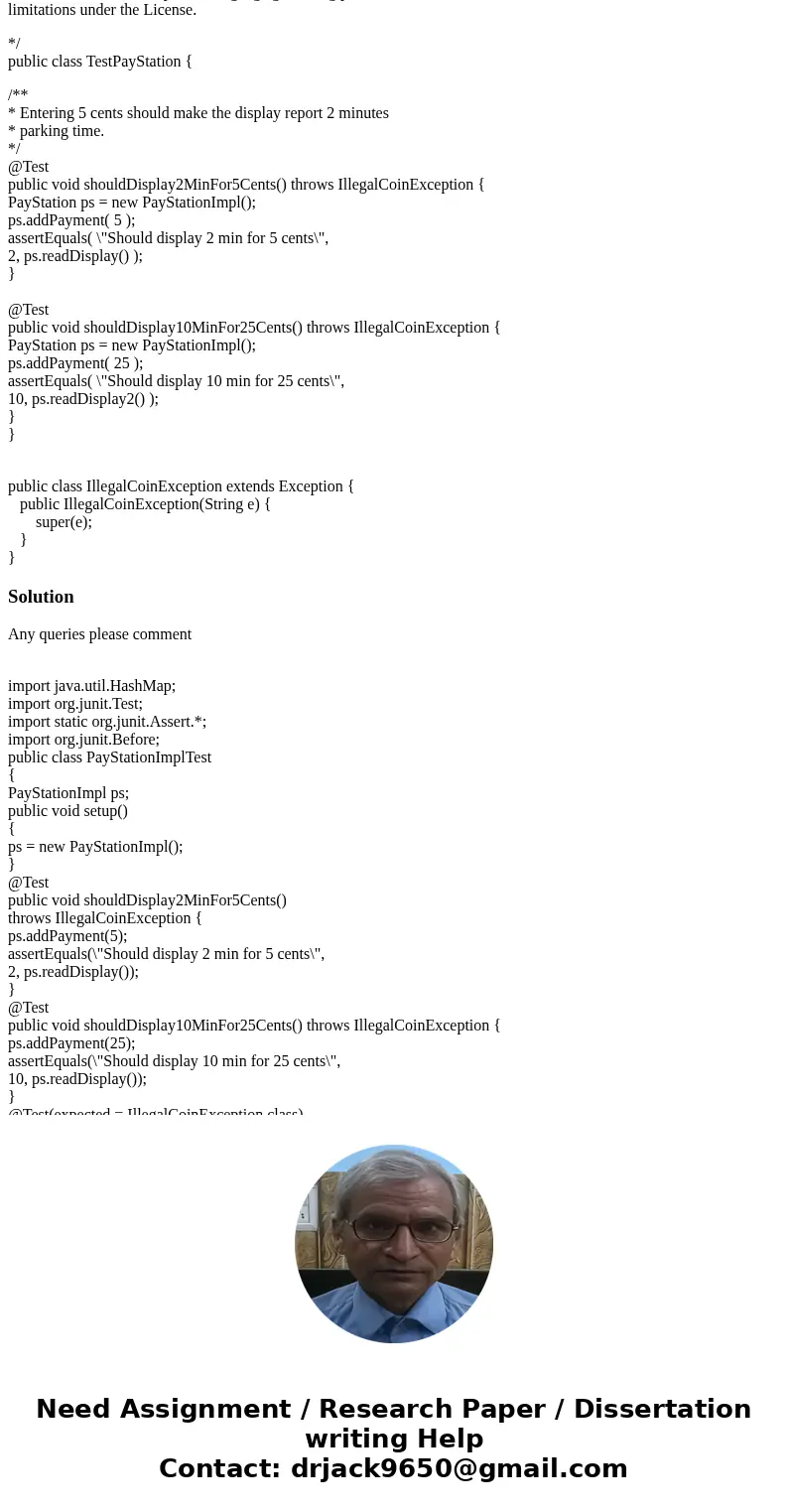 /** The business logic of a Parking Pay Station. Responsibilities: 1) Accept payment; 2) Calculate parking time based on payment; 3) Know earning, parking time  /** The business logic of a Parking Pay Station. Responsibilities: 1) Accept payment; 2) Calculate parking time based on payment; 3) Know earning, parking time