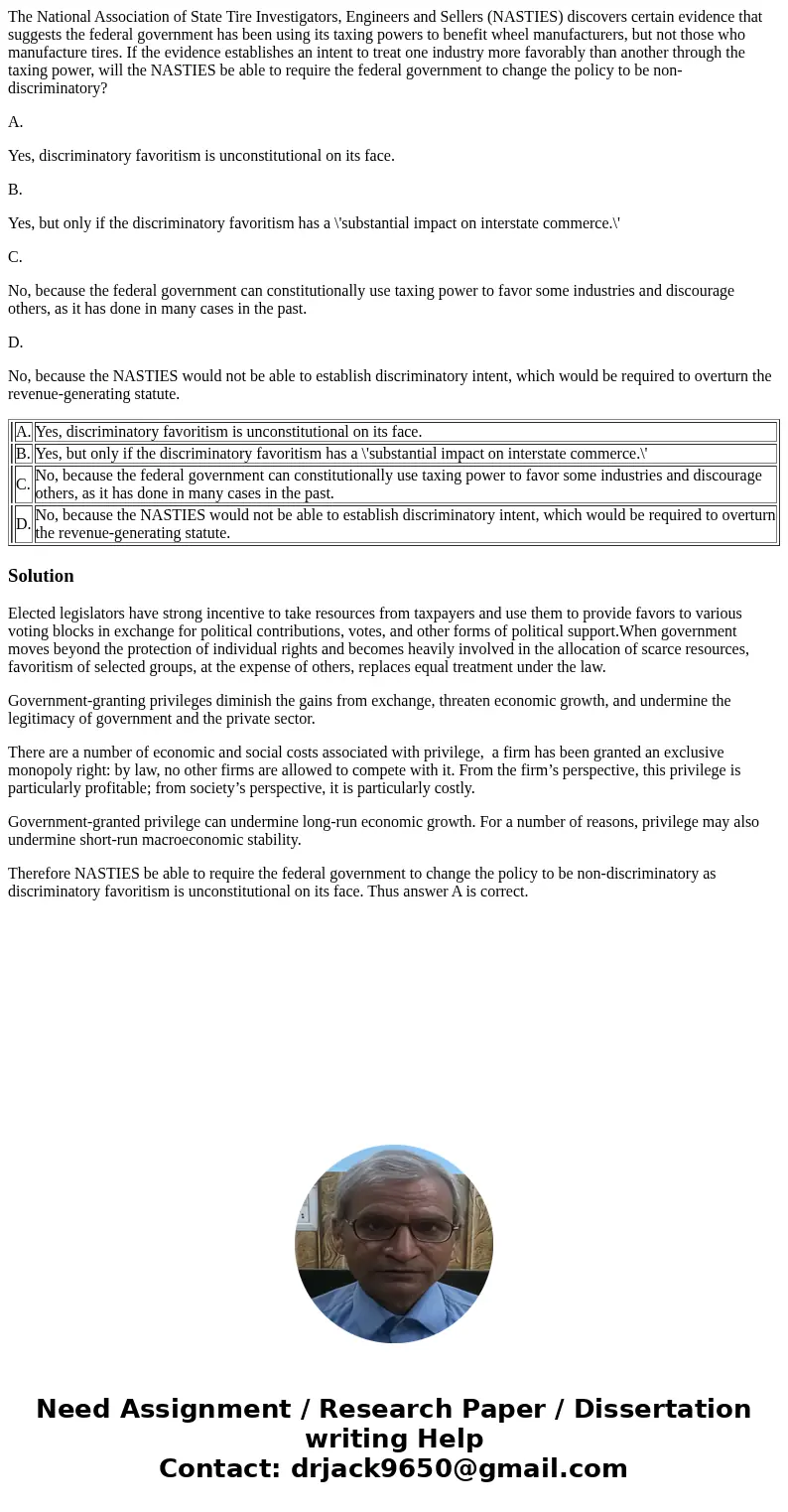 The National Association of State Tire Investigators, Engineers and Sellers (NASTIES) discovers certain evidence that suggests the federal government has been u The National Association of State Tire Investigators, Engineers and Sellers (NASTIES) discovers certain evidence that suggests the federal government has been u