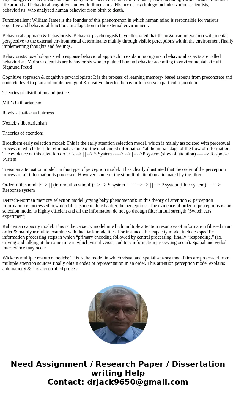 This assignment is intended to help you reflect on each of the concepts that were reviewed leading up to this exam. Week 1 1 History of Psychology Describe one 