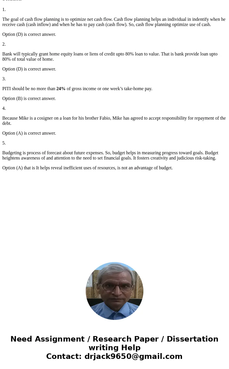 Which of the following statements concerning cash flow planning is correct? The goal is to maximize net cash flow. The goal should be to invest for the future,  Which of the following statements concerning cash flow planning is correct? The goal is to maximize net cash flow. The goal should be to invest for the future,