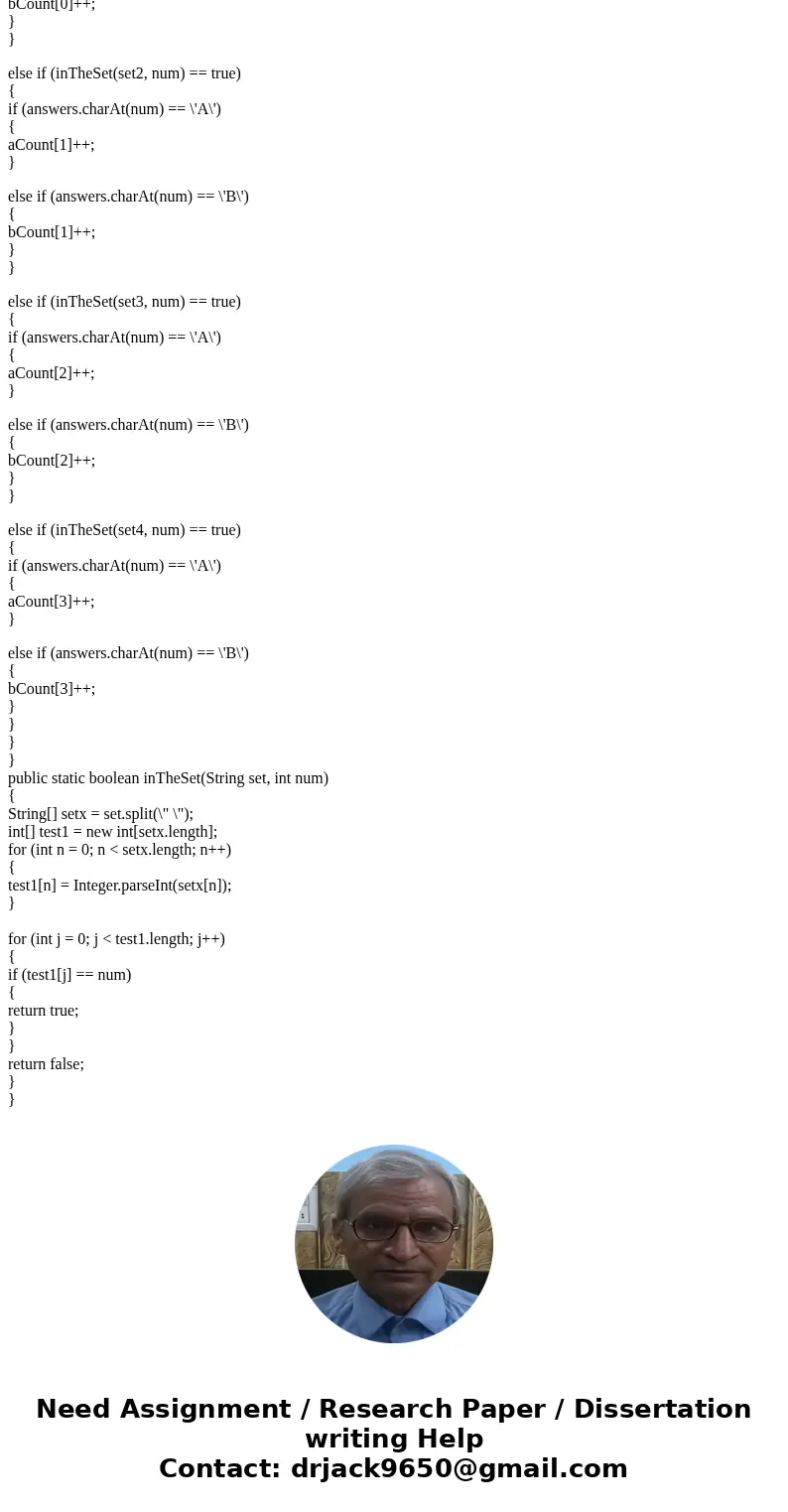 Why isn\'t my code producing [9, 17, 18, 18] [1, 3, 2, 2 ]? import java.io.*; import java.util.*; public class PersonalityTestsShell { public static final int D
