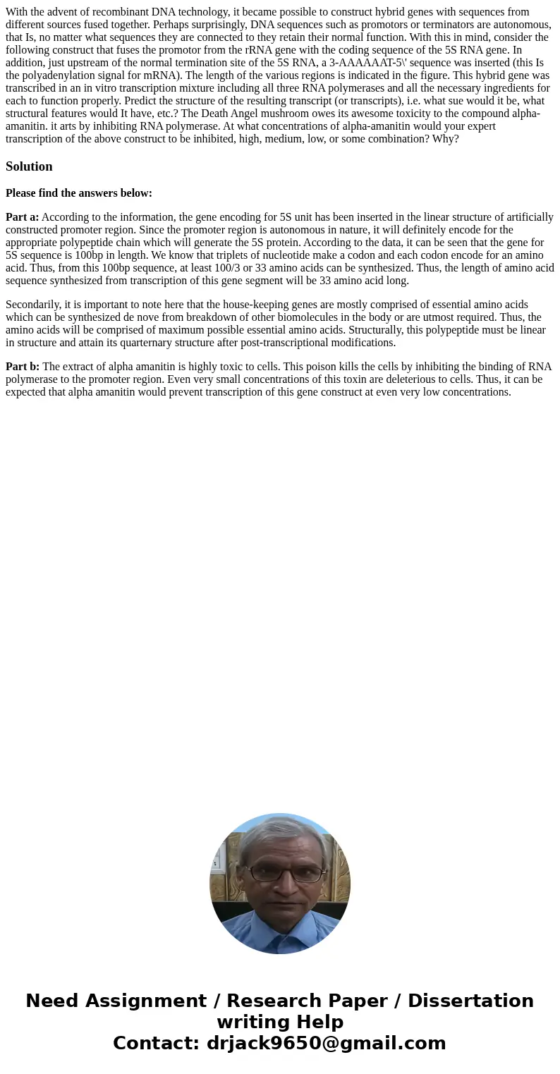 With the advent of recombinant DNA technology, it became possible to construct hybrid genes with sequences from different sources fused together. Perhaps surpr  With the advent of recombinant DNA technology, it became possible to construct hybrid genes with sequences from different sources fused together. Perhaps surpr