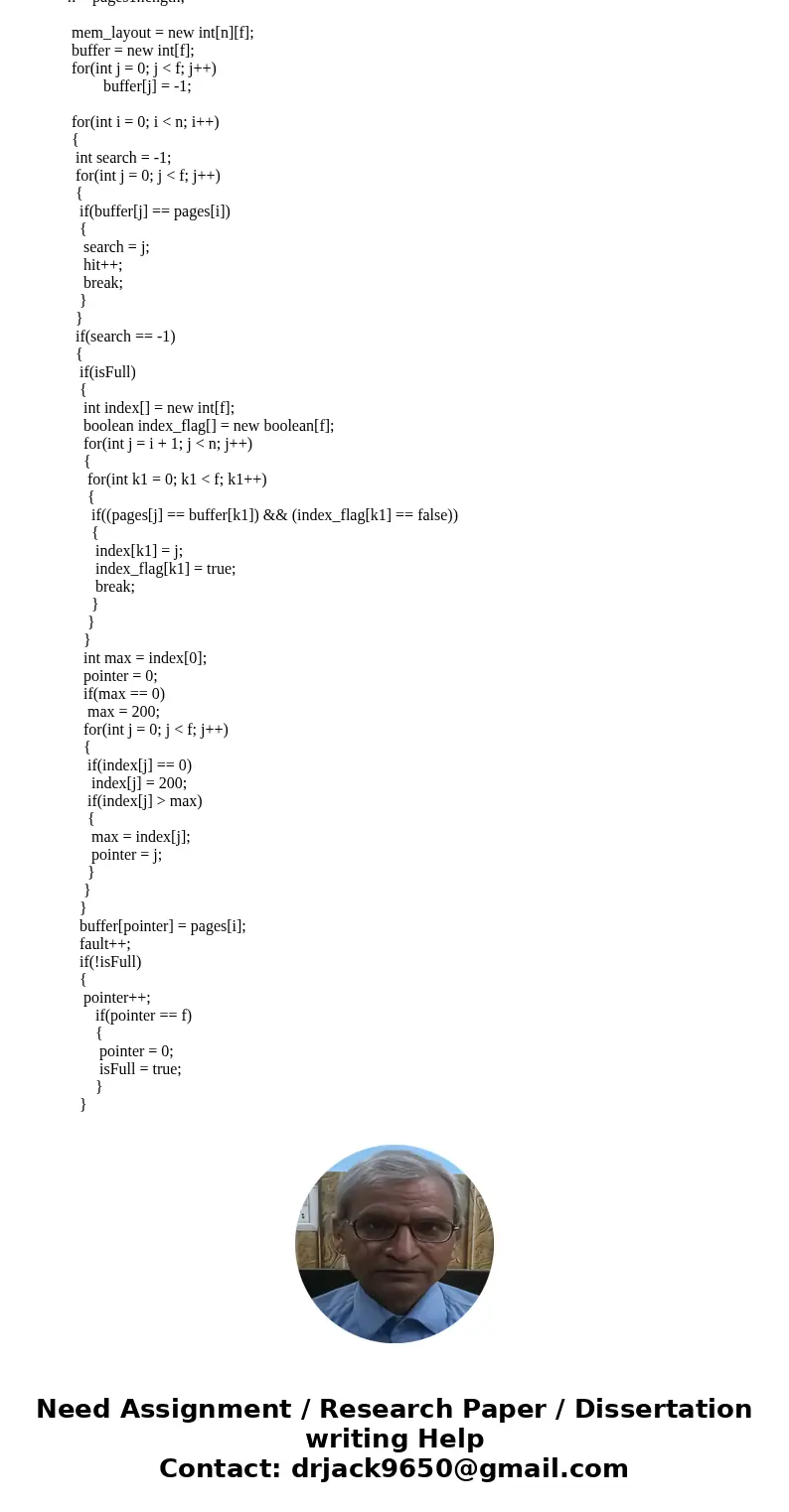 Write a Java program that calculates the number of page faults using three different page replacement algorithms. - The program should accept 2 command line arg Write a Java program that calculates the number of page faults using three different page replacement algorithms. - The program should accept 2 command line arg
