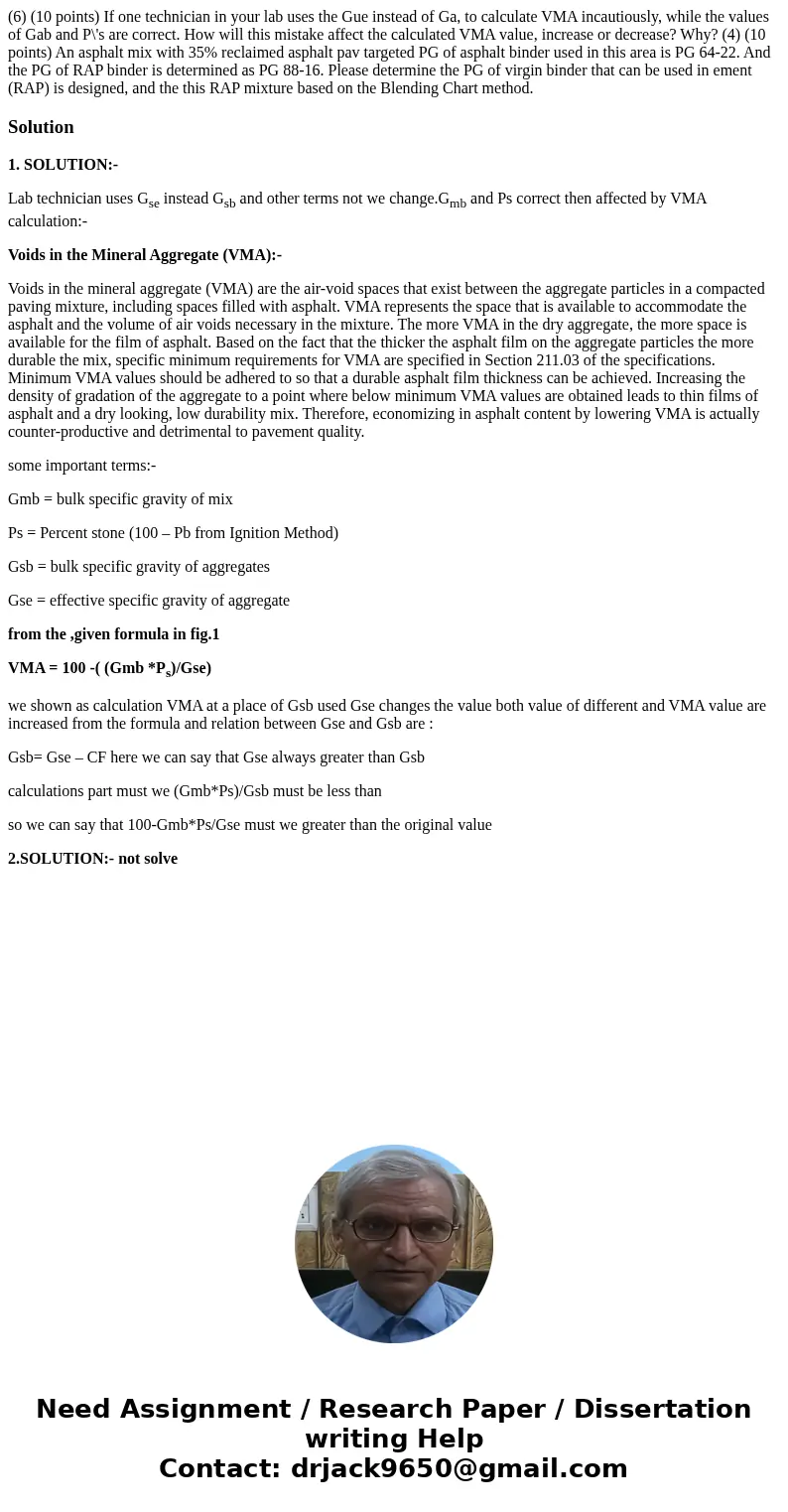 (6) (10 points) If one technician in your lab uses the Gue instead of Ga, to calculate VMA incautiously, while the values of Gab and P\'s are correct. How will  (6) (10 points) If one technician in your lab uses the Gue instead of Ga, to calculate VMA incautiously, while the values of Gab and P\'s are correct. How will