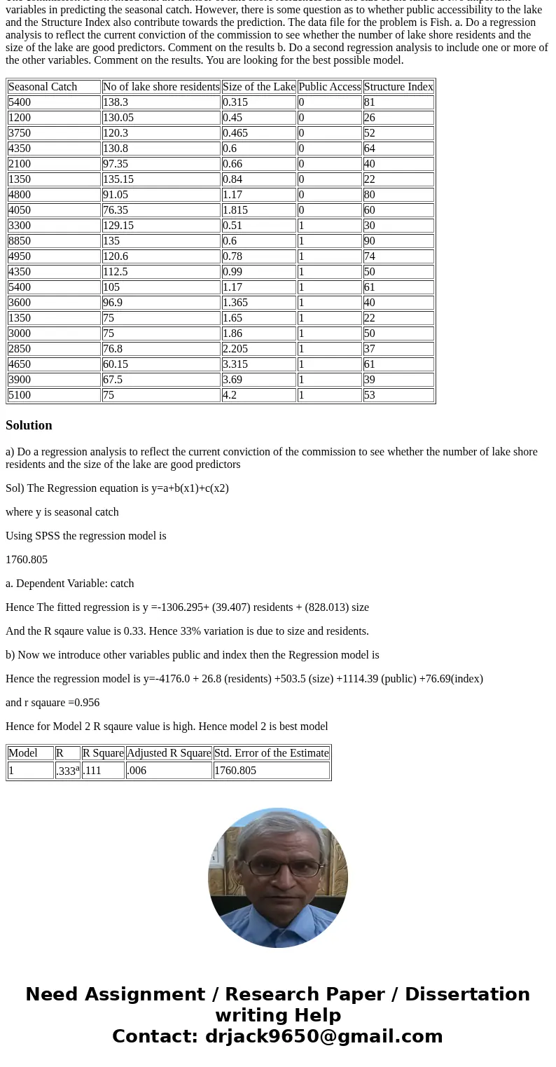 A state fisheries commission wants to estimate the number of bass caught in a given lake during a season in order to restock the lake with the appropriate numbe A state fisheries commission wants to estimate the number of bass caught in a given lake during a season in order to restock the lake with the appropriate numbe