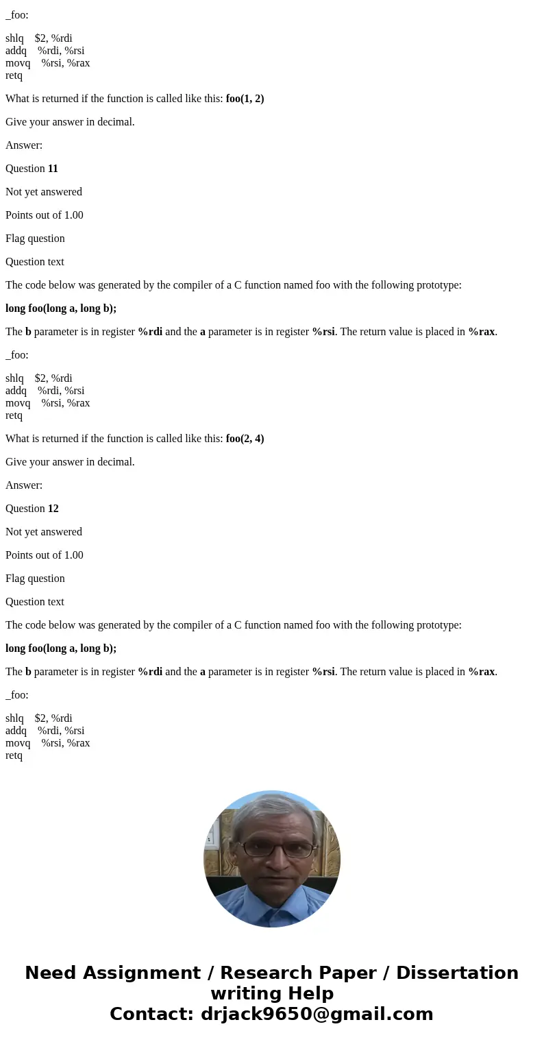 Assuming the value of %rax is 0xb0, what is the value stored in %rdx after the execution of the following statement: leaq 8(%rax), %rdx Give your answer in hex  Assuming the value of %rax is 0xb0, what is the value stored in %rdx after the execution of the following statement: leaq 8(%rax), %rdx Give your answer in hex