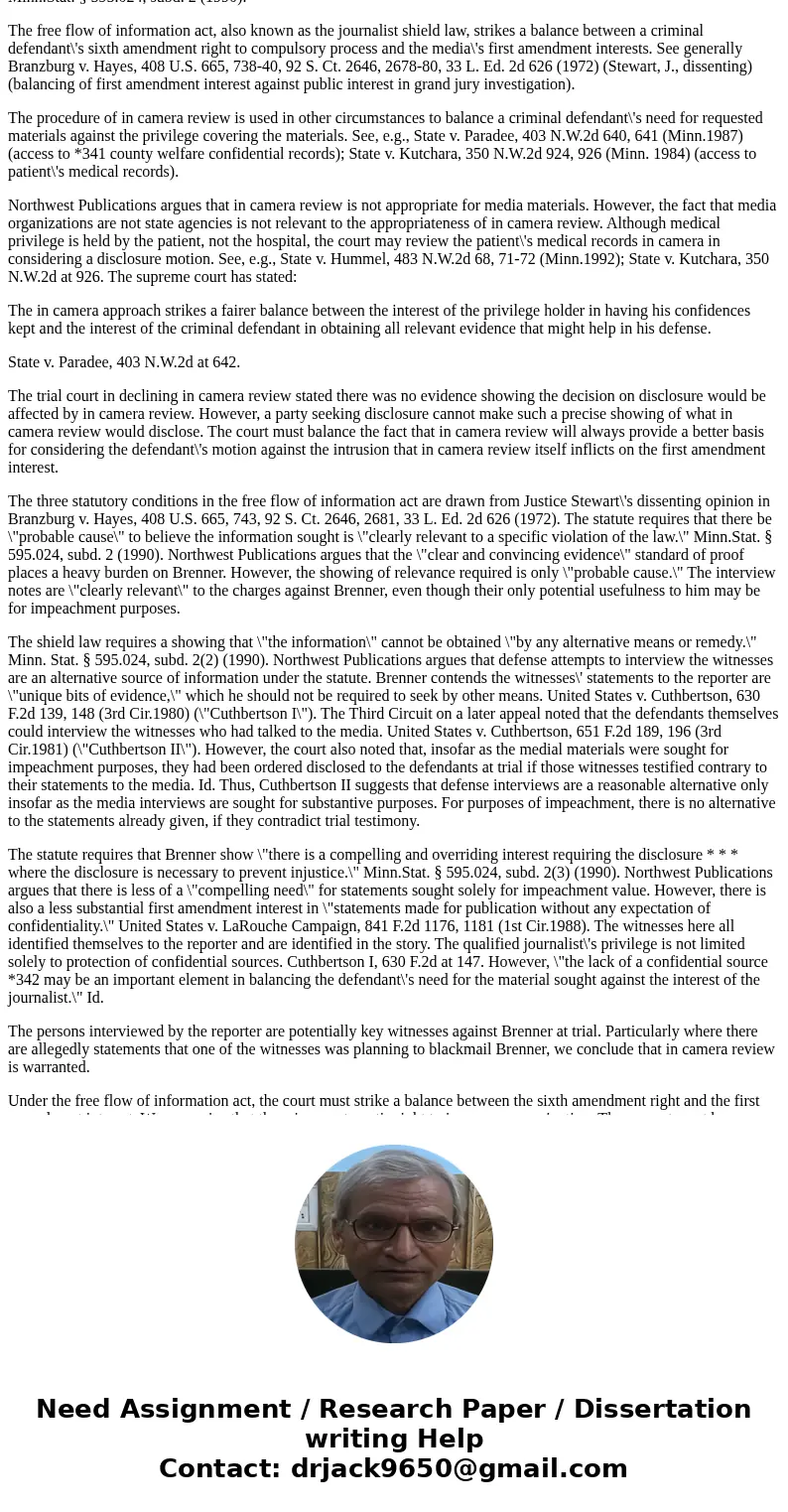 Chapter 4 - CRIMINAL ASPECTS OF HEALTH CARE Many of these cases are discussed in detail in your text book, I have listed a brief statement below about each case