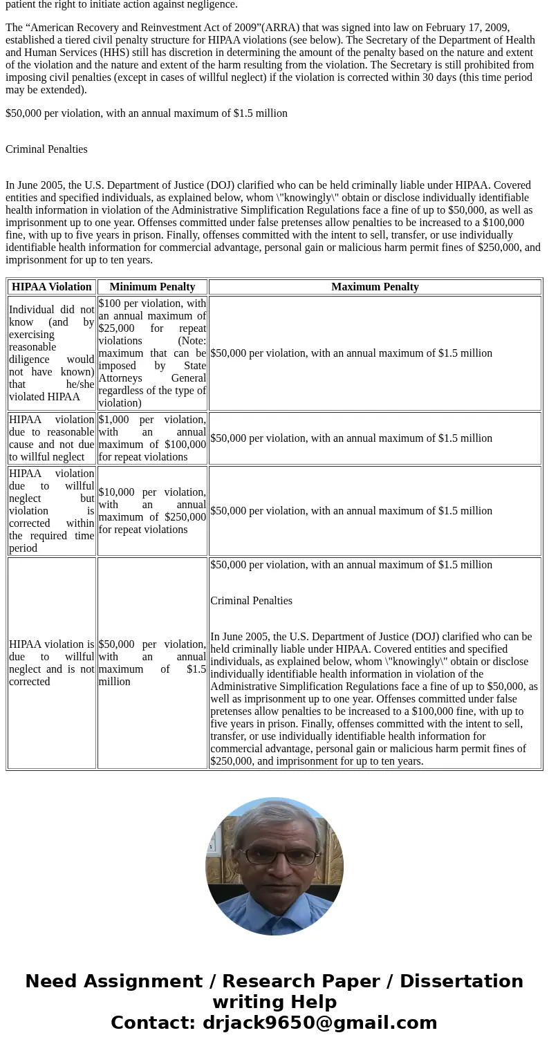 Chapter 4 - CRIMINAL ASPECTS OF HEALTH CARE Many of these cases are discussed in detail in your text book, I have listed a brief statement below about each case