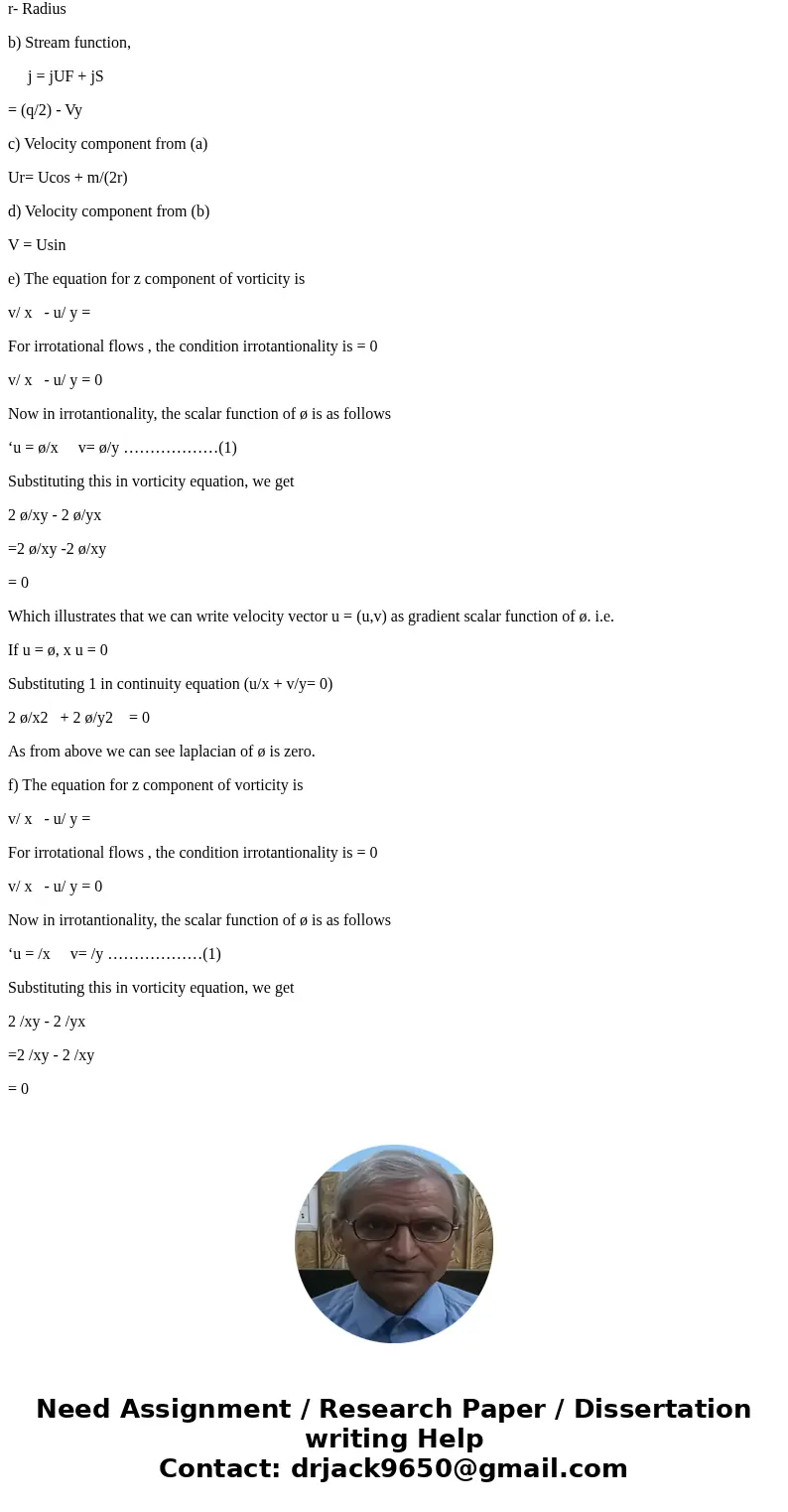 Consider the incompressible and irrotational flow around a Rankine half-body... Consider the incompressible and irrotational flow around a Rankine half-body (cf Consider the incompressible and irrotational flow around a Rankine half-body... Consider the incompressible and irrotational flow around a Rankine half-body (cf