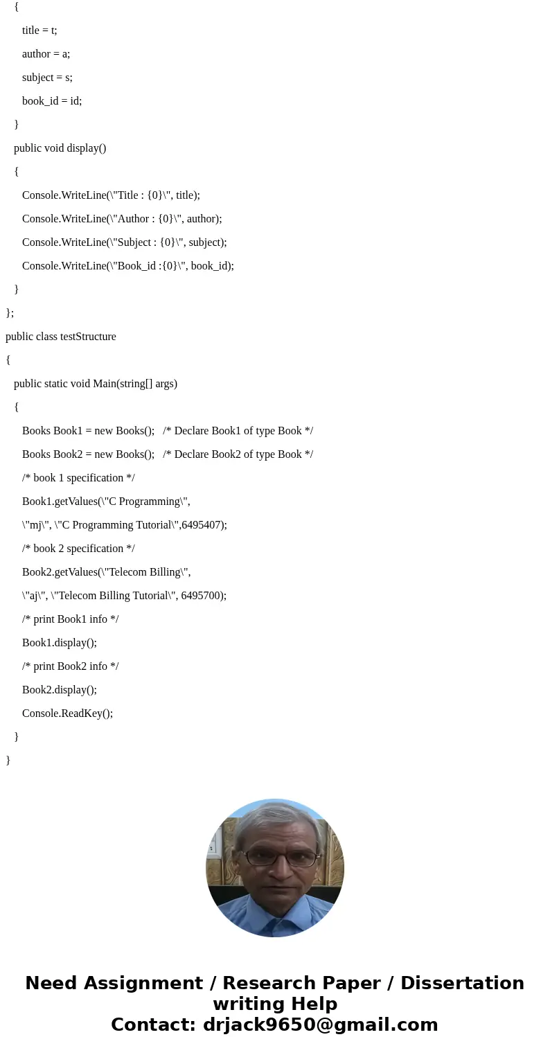 Create a program that prints a book. The book consists of the following components: A title and author Three chapters o Each chapter consists of: A title Text – Create a program that prints a book. The book consists of the following components: A title and author Three chapters o Each chapter consists of: A title Text –