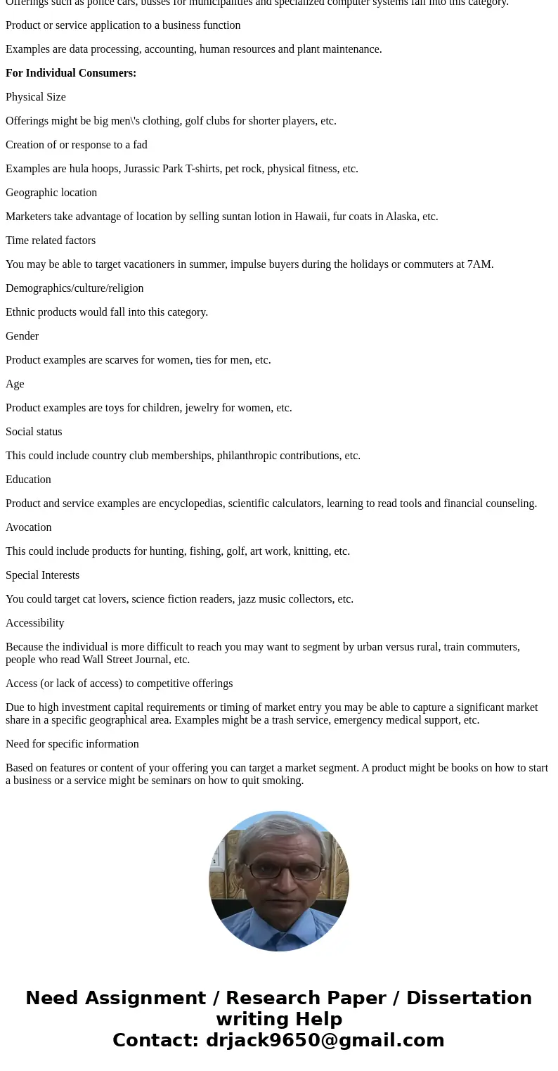 Do you agree or disagree: Whenever possible, I always prefer to sell my products to as many segments as possible. Discuss in lengthSolutionMarket Segmentation T Do you agree or disagree: Whenever possible, I always prefer to sell my products to as many segments as possible. Discuss in lengthSolutionMarket Segmentation T