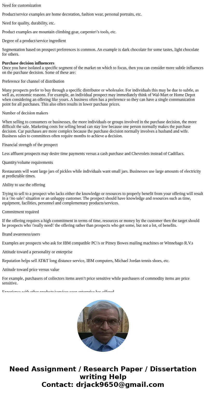 Do you agree or disagree: Whenever possible, I always prefer to sell my products to as many segments as possible. Discuss in lengthSolutionMarket Segmentation T Do you agree or disagree: Whenever possible, I always prefer to sell my products to as many segments as possible. Discuss in lengthSolutionMarket Segmentation T