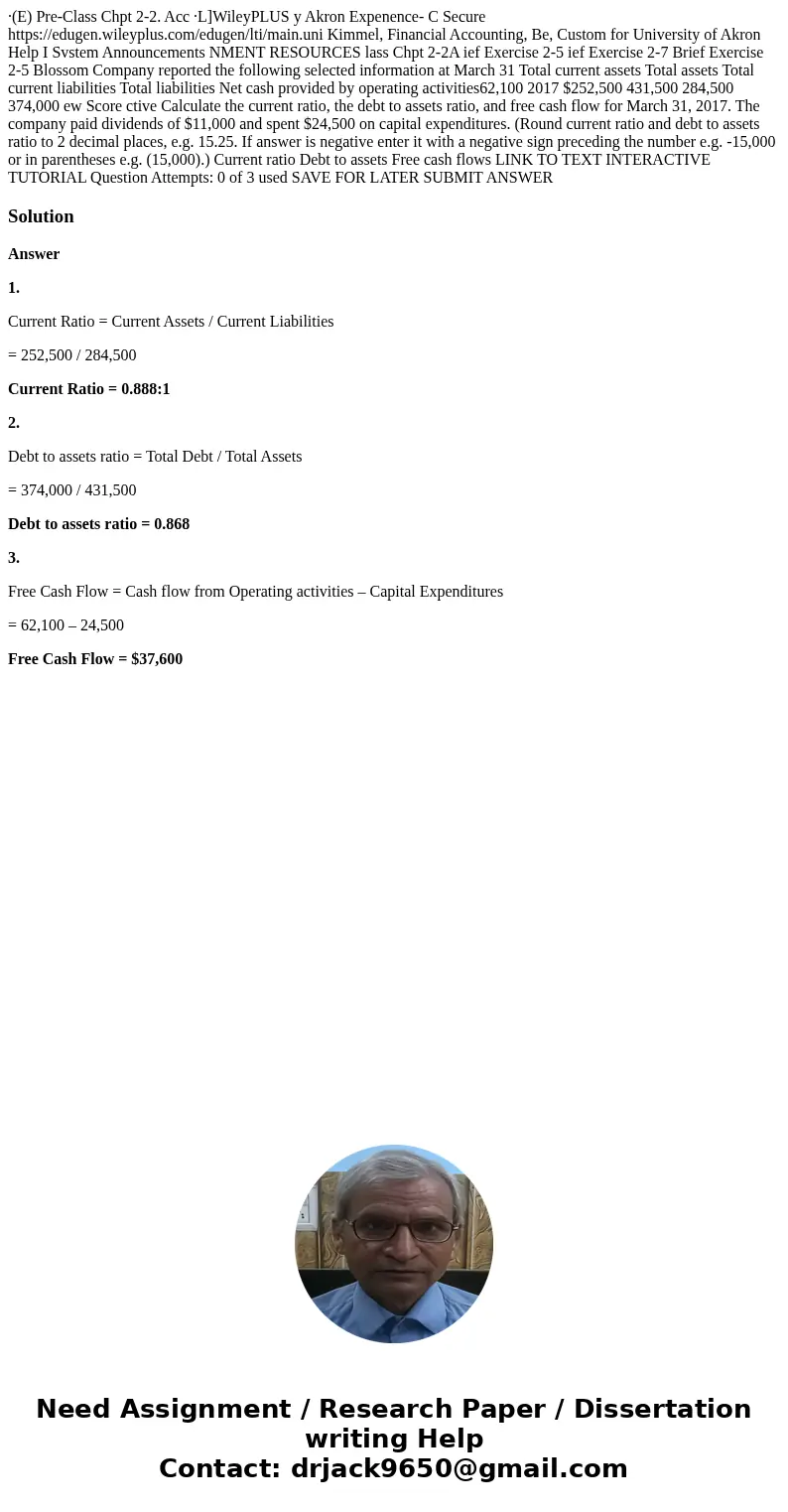  ·(E) Pre-Class Chpt 2-2. Acc ·L]WileyPLUS y Akron Expenence- C Secure https://edugen.wileyplus.com/edugen/lti/main.uni Kimmel, Financial Accounting, Be, Custom