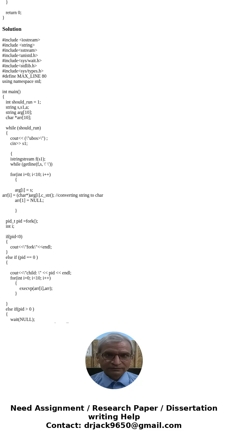 I am having trouble with parsing chars into seperate tokens. My code can only execute some commands which doesn\'t have space. For example, ps, ls, or date can 