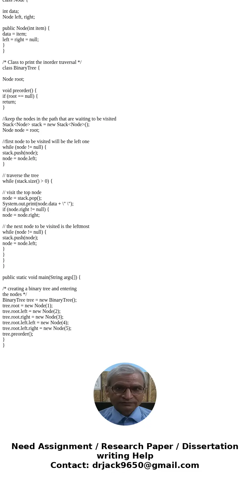 Im suppose to make a preOrder transversal method so that it performs a preOrder transversal of the tree. For each node it traverses, it should call sb.append()  Im suppose to make a preOrder transversal method so that it performs a preOrder transversal of the tree. For each node it traverses, it should call sb.append()