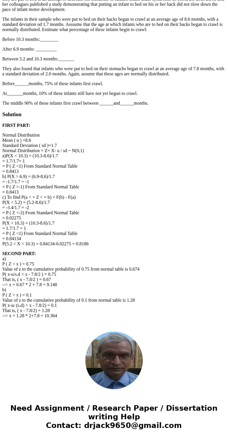 In 1992, the American Academy of Pediatrics began recommending that healthy infants be placed on their backs when they are put to bed in an attempt to decrease  In 1992, the American Academy of Pediatrics began recommending that healthy infants be placed on their backs when they are put to bed in an attempt to decrease