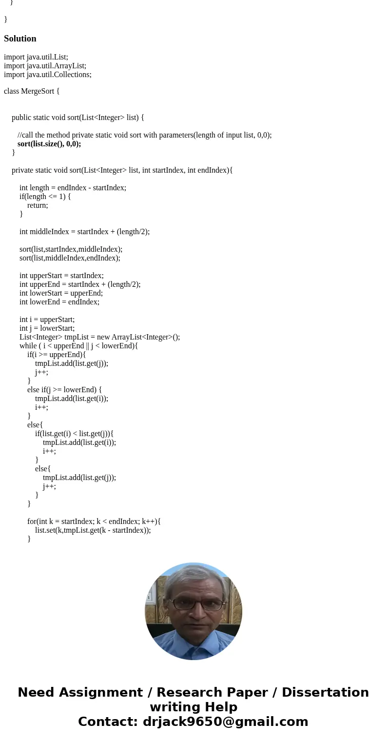 Java this is my current code i need help to implement public void sort method (TODO part) import java.util.List; import java.util.ArrayList; import java.util.Co Java this is my current code i need help to implement public void sort method (TODO part) import java.util.List; import java.util.ArrayList; import java.util.Co
