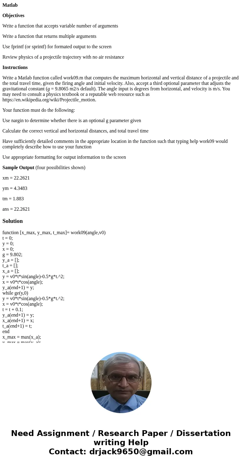 Matlab Objectives Write a function that accepts variable number of arguments Write a function that returns multiple arguments Use fprintf (or sprintf) for forma Matlab Objectives Write a function that accepts variable number of arguments Write a function that returns multiple arguments Use fprintf (or sprintf) for forma