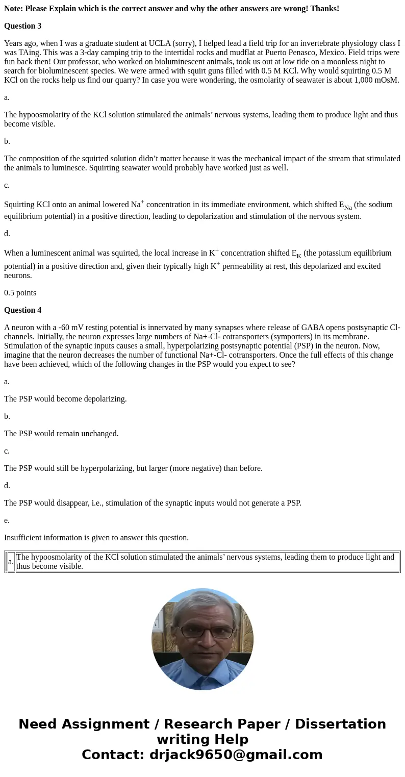 Note: Please Explain which is the correct answer and why the other answers are wrong! Thanks! Question 3 Years ago, when I was a graduate student at UCLA (sorry Note: Please Explain which is the correct answer and why the other answers are wrong! Thanks! Question 3 Years ago, when I was a graduate student at UCLA (sorry