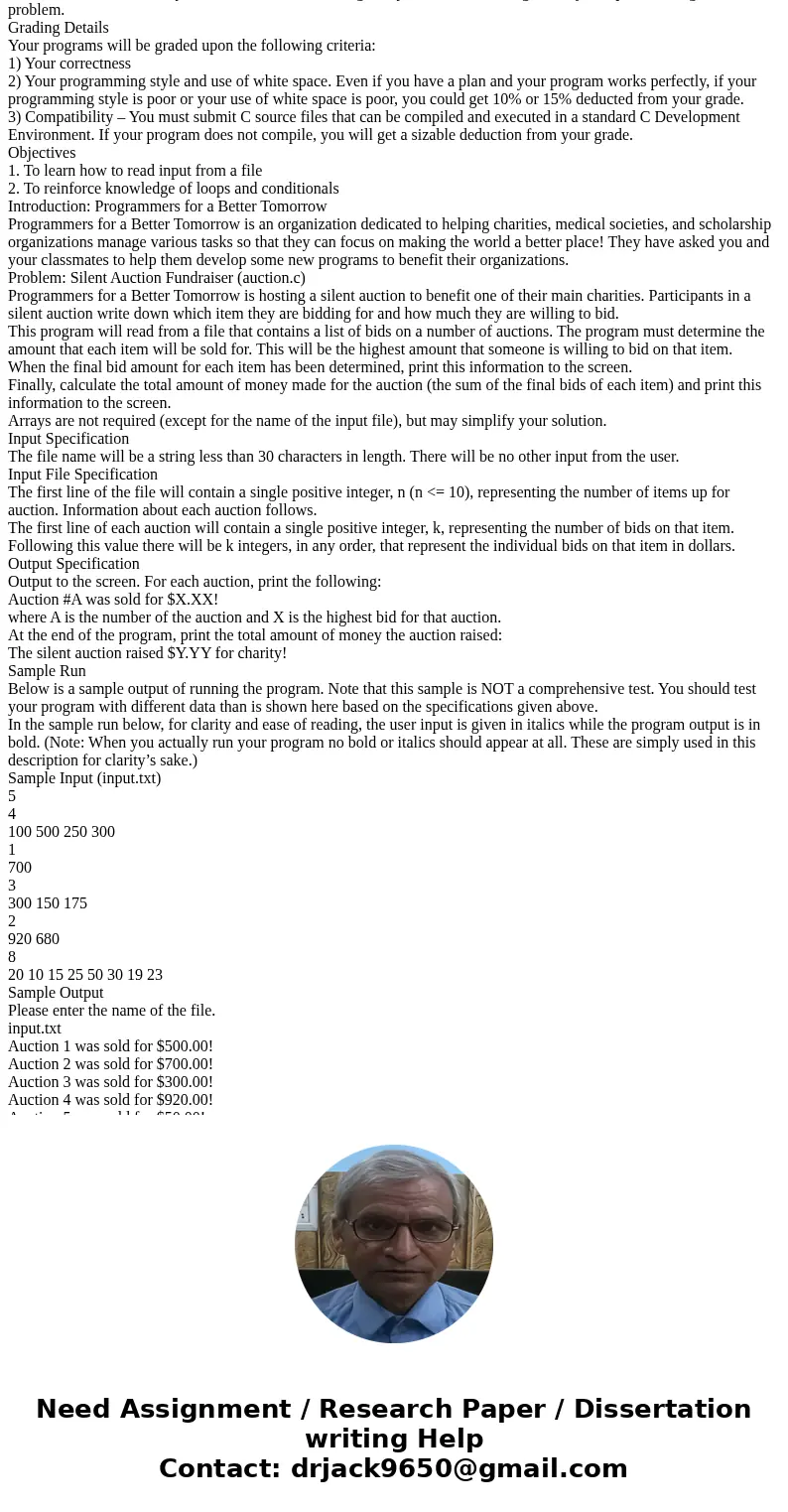  Objectives 1. To learn how to read input from a file 2. To reinforce knowledge of loops and conditionals Introduction: Programmers for a Better Tomorrow Progra