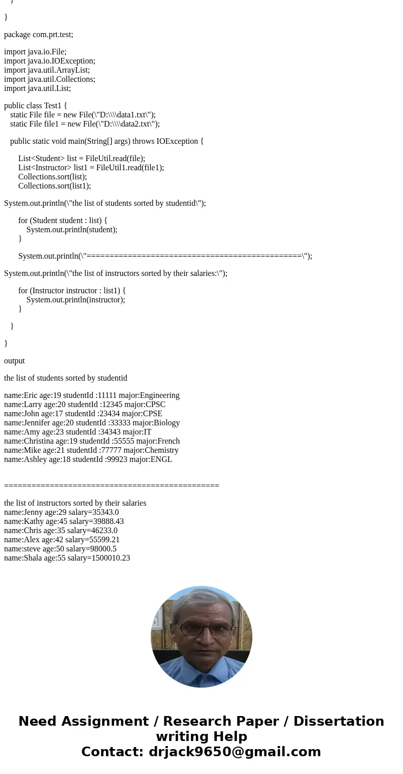 public class Person { private String name; private int age; public Person() { name=\ public class Person { private String name; private int age; public Person() { name=\